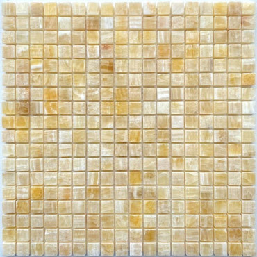 Мозаика PIX305 из оникса Honey onyx (15x15) 30.5x30.5x8 от Pixmosaic (Китай) в Москве