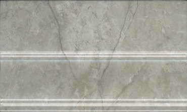 Плинтус Кантата серый светлый глянцевый (FMB033) 25x15x1.5 от Kerama Marazzi (Россия) в Москве