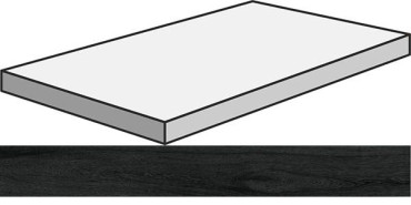 Угловая ступень S.WOOD GRAD.ANG.120/SX W.BL левая 33x120 от Sant Agostino (Италия) в Москве