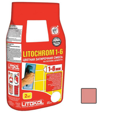 Litochrom 1-6 С.180 розовый фламинго алюм.(2кг.) от Litokol (Россия) в Москве