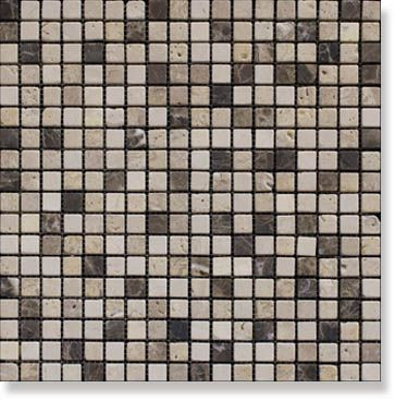 Мозаика мрамор MIX 7MT-88-15T (15x15) 30.5x30.5 от Natural Mosaic (Китай) в Москве