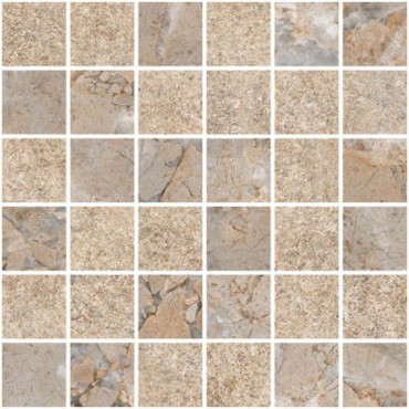 Мозаика Marble-Stone Терра Матовый-Лапп. Ректификат (5х5) (K9498858R001VTE0) 30x30 от Vitra (Турция) в Москве