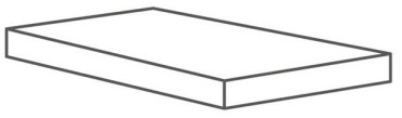 СтупеньSUPREME Angolo Dx Grad.C.Retta Silver Nat. (75507) 33x120 от Cerdomus (Италия) в Москве
