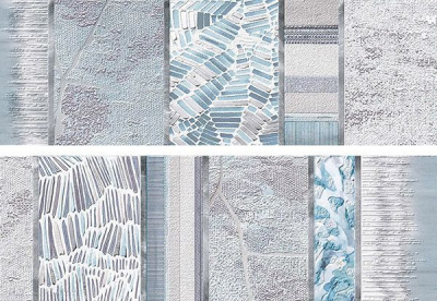 Декор SILKEN DECOR COLD (set 2 pzs 25*75) 50x75 от Ibero Ceramicas (Испания) в Москве