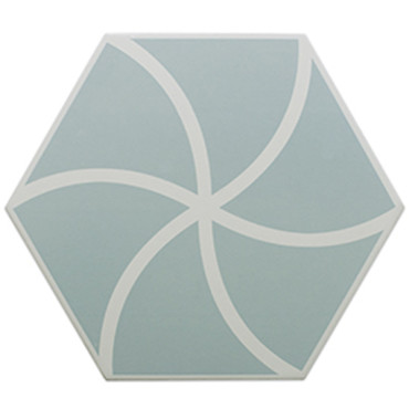 Керамогранит FANCY WAVES BLUE (127009) 20x23 от DNA Tiles (Испания) в Москве