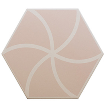 Керамогранит FANCY WAVES PINK (127015) 20x23 от DNA Tiles (Испания) в Москве