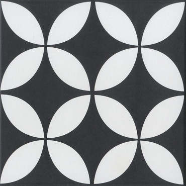 Керамогранит STAMP BLACK GLZ.POR.TL (S17612.6) 20x20 от Yurtbay (Турция) в Москве