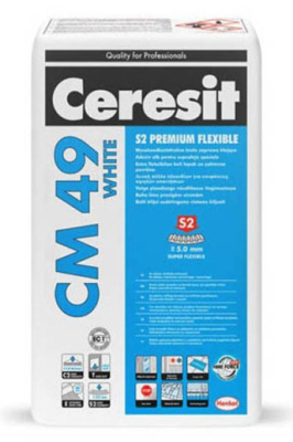 Клей Ceresit CM49 Высокоэластичный плиточный клей для сверхкрупного формата 20 кг от Ceresit (Россия) в Москве
