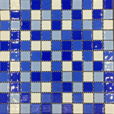 Мозаика PIX002 из стекла (25x25) 30x30 от Pixmosaic (Китай) в Москве