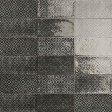 Настенная плитка Rev. DECOR CAMDEN NERO 10x20 от Mainzu (Испания) в Москве