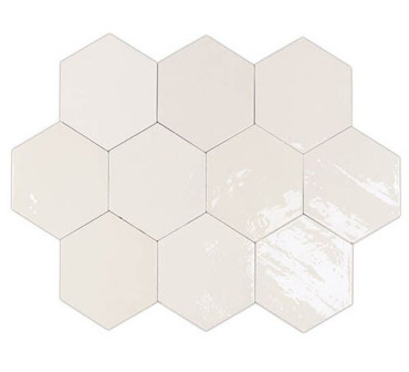 Настенная плитка Zellige Hexa White Глазурованная (122078) 10.8x12.4 от WOW (Испания) в Москве