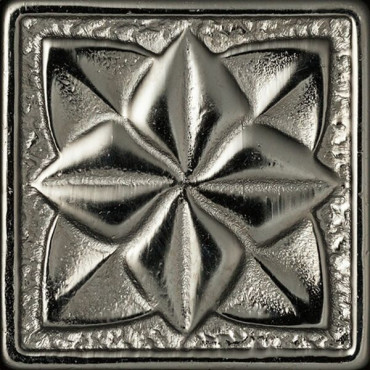 Декор SILVO-25 вставка LILY латунная 5x5 от BronzoDecor (Россия) в Москве