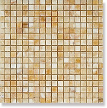 Мозаика Marble Onix Miele (1.5x1.5) 30.5x30.5 от Art&Natura (Италия) в Москве