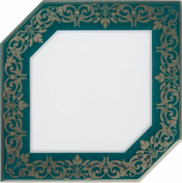 Декор Клемансо HGD/E250/18000 зеленый темный 15x15 от Kerama Marazzi (Россия) в Москве
