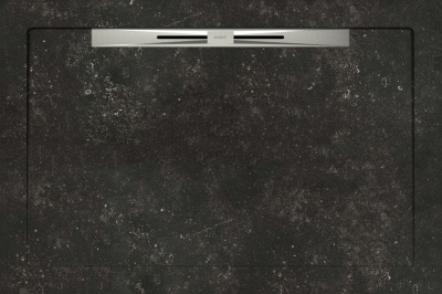 Керамический душевой поддон BELGIUM STONE BLACK - SLOPE NOVA LINE 120 80x120 от Aquanit (Турция) в Москве