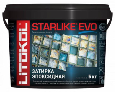 Затирка STARLIKE EVO S.100 BIANCO ASSOLUTO 5кг от Litokol (Россия) в Москве