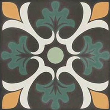 Керамогранит SYNC CLOVER GREEN (125639) 15x15 от DNA Tiles (Испания) в Москве