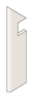 Плинтус MARVEL GREY BATTISCOPA SAG.DX (ASNH) 7.2x30 от Atlas Concorde (Италия) в Москве