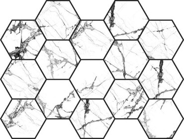 Мозаика MALLA HEX CR LUX ICEBERG WHITE 32.5x22.5 от Pamesa (Испания) в Москве