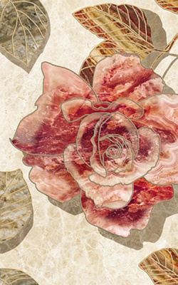 Декор Illyria flowers-1 25x40 от Laparet в Москве