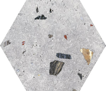 Керамогранит SONAR SILVER HEXAGONAL (СП193) 22x25 от Codicer (Испания) в Москве