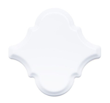 Настенная плитка RENAISSANCE ARABESCO BISELADO SNOW CAP (ADST8001) 15x15 от ADEX (Испания) в Москве