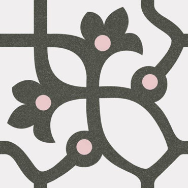 Декор 1900 Jujol Grafito 20x20 от Vives Ceramica (Испания) в Москве