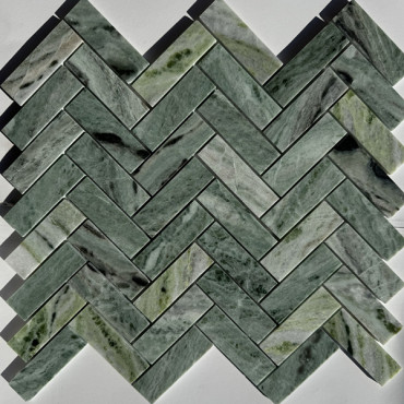 Мозаика PIX 320 Jet Green Полированная (23х73) 31.7x28.2x6 от Pixmosaic (Китай) в Москве