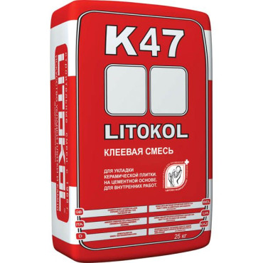 Клей Litokol К47 серый (25кг) от Litokol (Россия) в Москве
