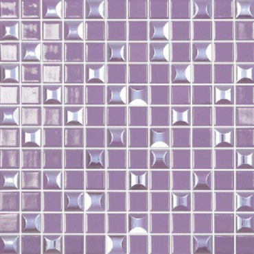 Мозаика Edna Mix №833 (на сетке) пурпурный 31.7x31.7 от Vidrepur (Испания) в Москве