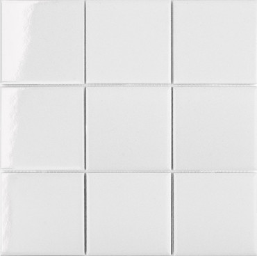 Мозаика White Glossy (MH33800) (97x97) 30x30x6 от StarMosaic (Китай) в Москве