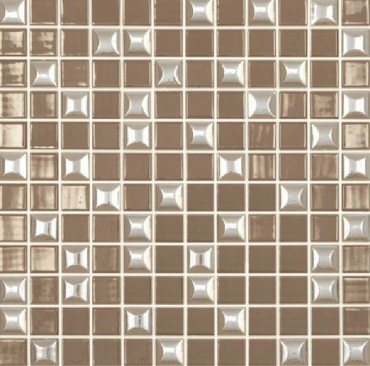 Мозаика Edna Mix №835 (на сетке) светло-коричневый 31.7x31.7 от Vidrepur (Испания) в Москве