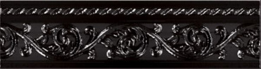 Бордюр Moldura Yara Negro 4x15 от APE Ceramica (Испания) в Москве