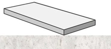 Угловая ступень SENSI GEMS ANG.TOP DX ICEBERG правая (PF60006418) 32x120x4.5x2 от ABK Ceramiche (Италия) в Москве