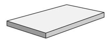 Угловая ступень WISE Silve Grey Scalino Angolare Sx левая (620070001106) 33x120 от Atlas Concorde (Россия) в Москве