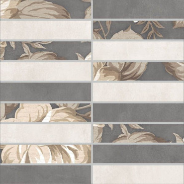 Мозаика Fiori Grigio разноцветная 1932-0012 30x30 от Lasselsberger Ceramics (Россия) в Москве