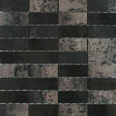 Мозаика Микс керамогранит Corten B (2.5x7) 30x30 от TAU Ceramica (Испания) в Москве