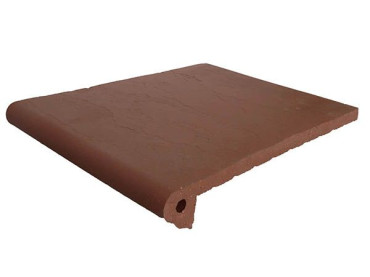 Фронтальная ступень Natural Bordo/Бордо клинкерная 2сорт 33x25 от Ecoclinker (Россия) в Москве