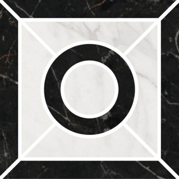 Декор Фрагонар ID94 наборный чёрный 9.9x9.9 от Kerama Marazzi (Россия) в Москве