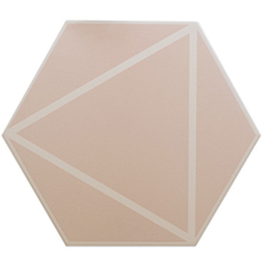 Керамогранит FANCY LINES PINK (127022) 20x23 от DNA Tiles (Испания) в Москве