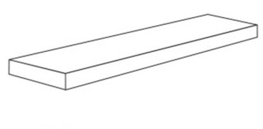 Фронтальная ступень POETRY WOOD ANGS GOLD NAT RETT 32x120x4.5 от ABK Ceramiche (Италия) в Москве