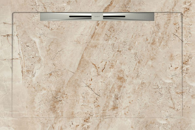 Керамический душевой поддон CAMANZONI BEIGE - SLOPE NOVA 120 80x120 от Aquanit (Турция) в Москве