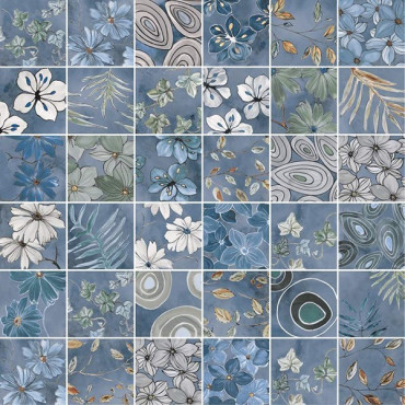 Керамогранит EMOTION Dream Blue luc_matt. (03A20A5) 20x20 от Elios/Exelle (Италия) в Москве
