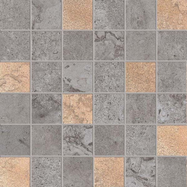 Мозаика ALPES RAW MOS.QUADR.GLAM LEAD 30x30 от ABK Ceramiche (Италия) в Москве