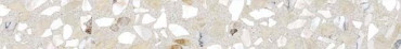 Плинтус Terrazzo-X Светлый Лаппато Ректификат (K949906LPR01VTE0) 7.5x60 от Vitra (Турция) в Москве