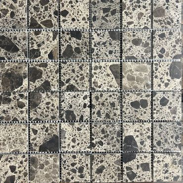 Мозаика PIX 801 Dark Emperador Матовая (48x48) 30.5x30.5x6 от Pixmosaic (Китай) в Москве