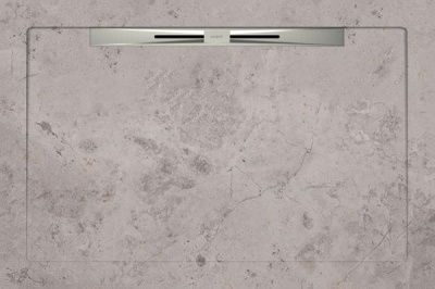 Керамический душевой поддон FIBRE GREY - SLOPE NOVA LINE 120 80x120 от Aquanit (Турция) в Москве
