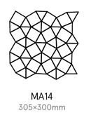Мозаика Tardivo Grigio-M MA14 (Art##0007279) 30.5x30 от Nanogress (Китай) в Москве