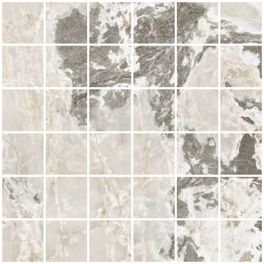 Мозаика ONYX&MORE WHITE BLEND SATIN MOS 5X5 (767757) 30x30 от Casa Dolce Casa (Италия) в Москве