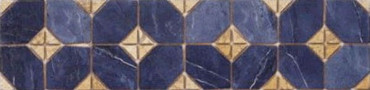 Бордюр Tira Iliada-PR Azul 10.8x43.5 от Vives Ceramica (Испания) в Москве